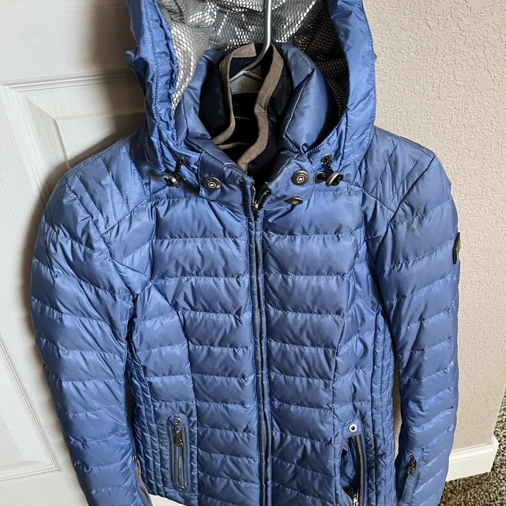 Bogner Ski Jacket Metallic Blue - Picture 11 of 16